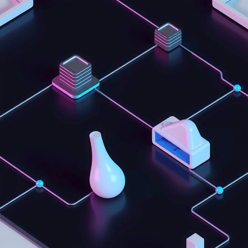 Futuristic background pattern